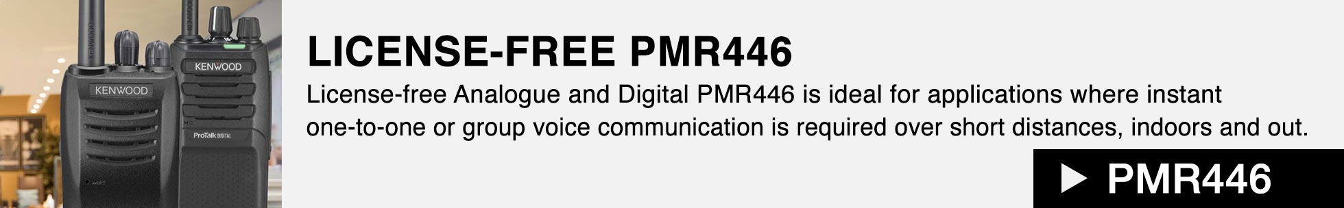 PMR446 License-Free 2-way radios