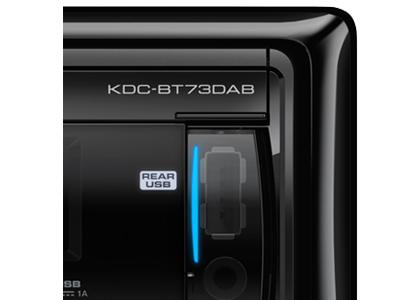 CD slot KDC-BT73DAB