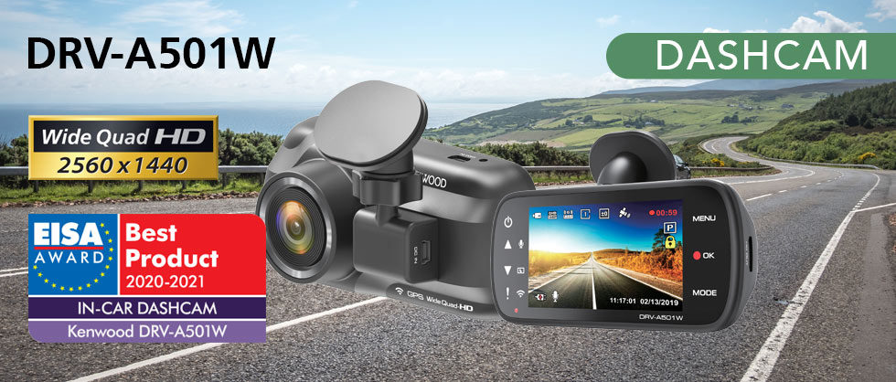 DRV-A301W - Full HD dash cam with wide viewing angle – KENWOOD Audio