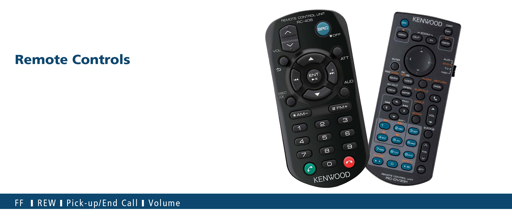 Remote Controls • KCA-RC405 Features • KENWOOD UK